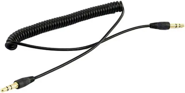 Alt view image 2 of 3 - 60CM/23.6in 3.5mm Male to Male Jack  Extension Aux  Coiled Spiral Cable