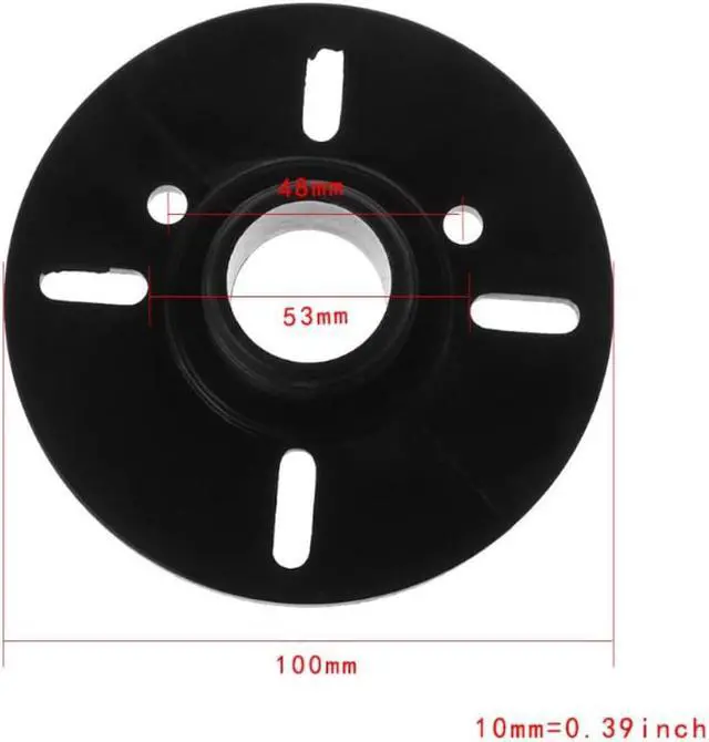Alt view image 3 of 3 - Tweeter Treble Horn Stage Speaker Horn Interface Screw Mouth Adapter Plate Home Theater Sound Bar DJ System