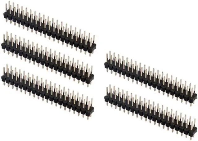 Main image of 5Pcs Break-away 0.1" 2x20-pin Strip Dual Male Header for Raspberry Pi Zero GPIO