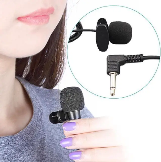 Alt view image 2 of 3 - 3.5mm Hands Free Computer Clip On Mini Lapel Microphone for PC Notebook Laptop Portable Microphone for Teacher
