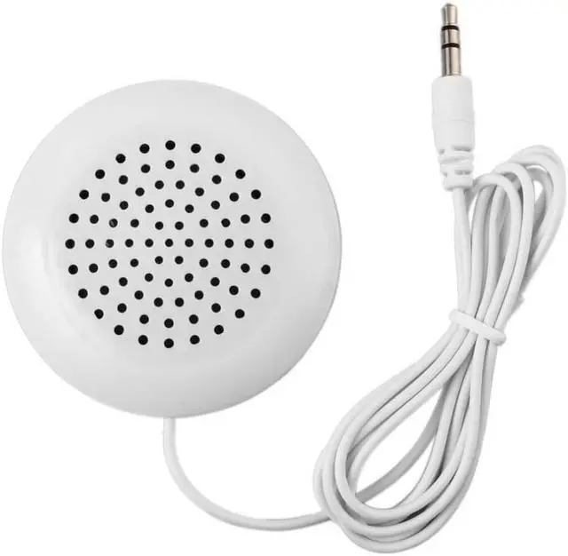 Main image of 3.5mm Plug Mini Portable Stereo Pillow Speaker for MP3 MP4 Player iPod iPhone