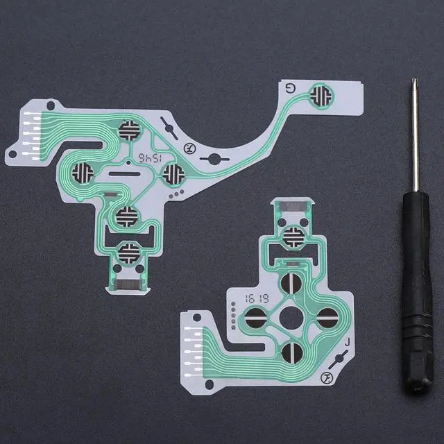 Alt view image 2 of 3 - Game Remote Controller Button Conductive Flex Cable Film for PS4 Repair Parts