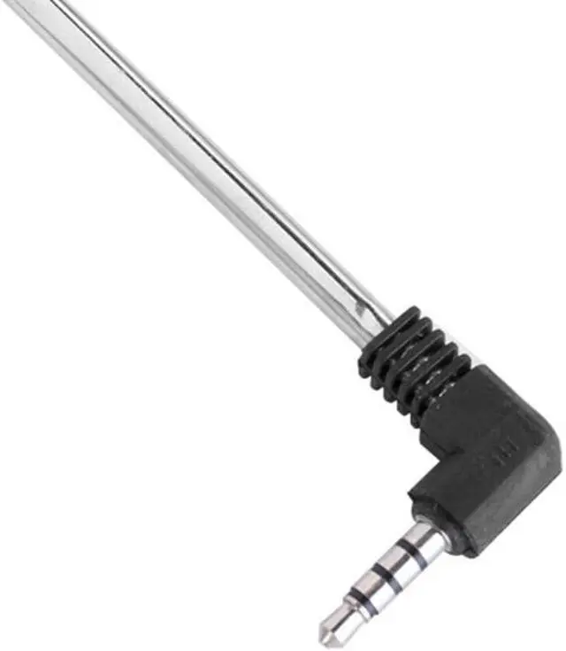 Alt view image 3 of 3 - 3.5mm Radio Receiver Antenna Stainless Steel Multi-Purpose Interface FM Radio