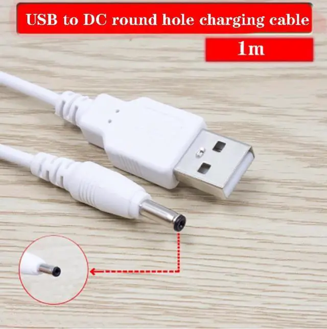 Alt view image 2 of 3 - 5.5*2.1mm USB to DC 3.5mm Power Cable DC Power Plug USB 5V Charger power Cable Barrel Power Cable Quick Connector For MP3/MP4