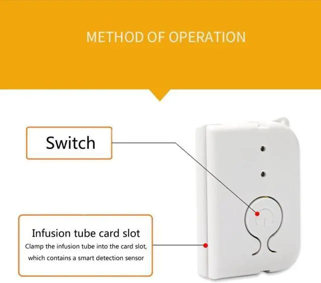 Alt view image 2 of 3 - Fluid Reminder Automatic Sound Alarm for Health Care Drip Feeding Monit