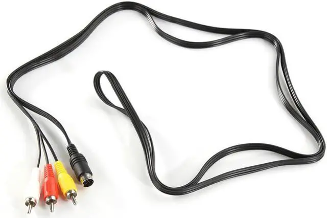 Alt view image 3 of 3 - 1.8M 9 Pin Game Audio Video AV Stereo Composite Cable For Sega Genesis 2 A/V RCA Connection Cord Wire For SEGA Genesis/MD 2 3