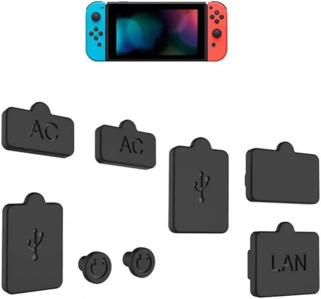 Alt view image 3 of 3 - 1 Set Great Dustproof Plug Durable Easy Installation Soft Silicone Port Dust Cap Kit
