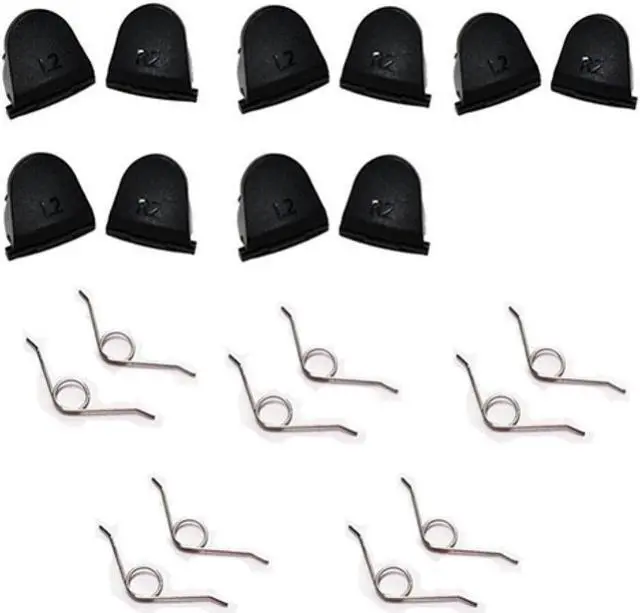 Alt view image 3 of 3 - For Sony Play-Station 4 PS4 Controller L2 R2 Trigger Buttons + Springs Tool Video Game Replacement Parts for Dualshocks
