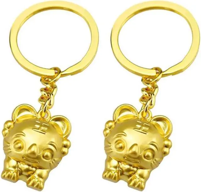 Main image of 2Pcs High-quality Backpack Pendant Non-fading Scentless Gift 2022 Lucky Tiger Phone Pendant