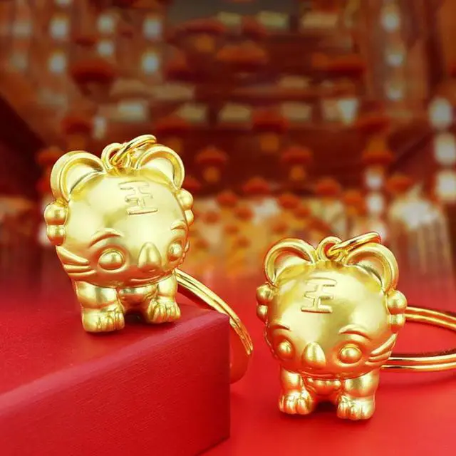 Alt view image 3 of 3 - 2Pcs High-quality Backpack Pendant Non-fading Scentless Gift 2022 Lucky Tiger Phone Pendant