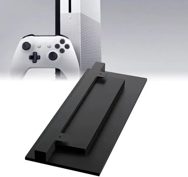 Main image of Vertical Stand Protect Cooling Vents Game Console Black Secure Holder Base Non-slip Feet Mount Dock For Xbox One S