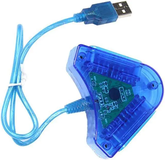 Alt view image 3 of 3 - Triangle Wired USB Adapter Game Controller Converter Head Cable for PS2 Handle