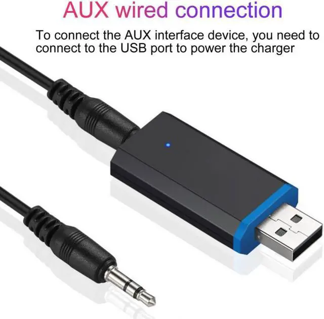 Alt view image 3 of 3 - Mini Wireless USB Bluetooth 5.0 Transmitter Adapter 3.5mm AUX for TV Computer Laptop