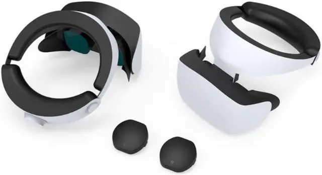 Alt view image 3 of 3 - 2 Pieces VR Lens Cover Caps for PS VR2 VR Helmet VR Lens Protector Washable