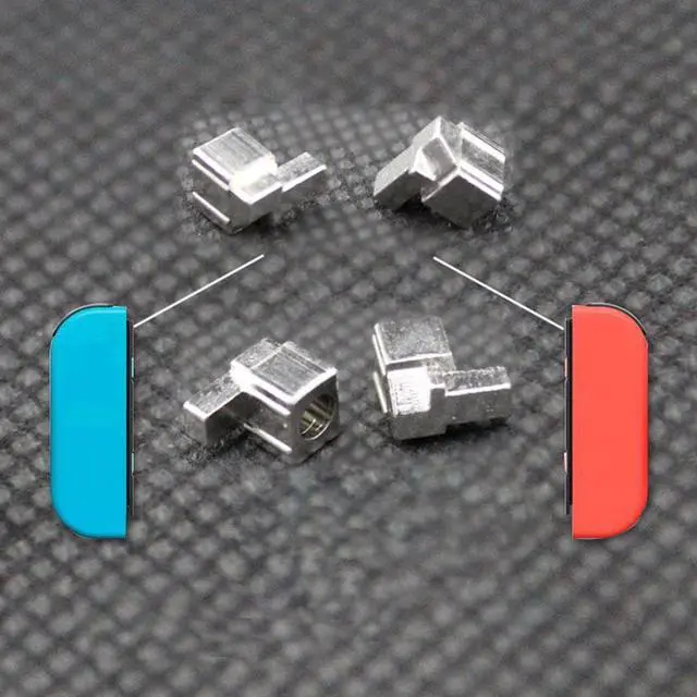 Alt view image 2 of 3 - 2Set L+R Buckle Lock Metal Replacement for Nintendo Switch NS Joy-Con Controller