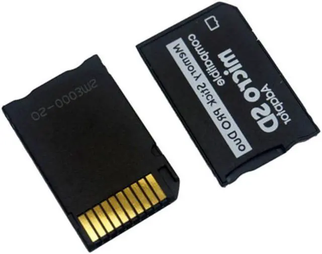 Alt view image 2 of 3 - Micro SD SDHC TF to Memory Stick MS Pro Duo PSP Adapter Converter Card