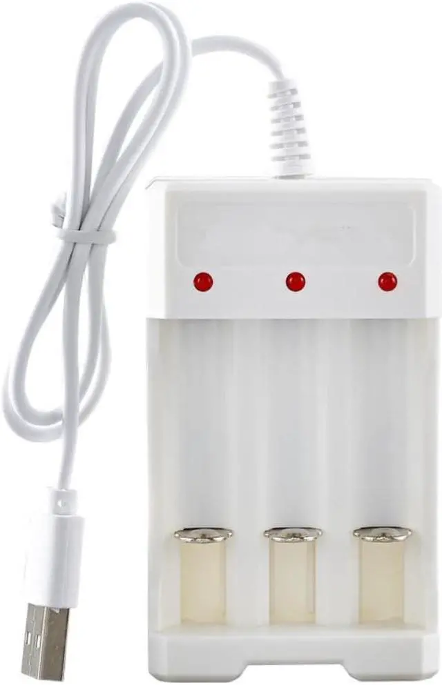 Main image of Universal USB Output 3  Slots Charger Adapter For AA / AAA Rechargeable Quick Charge Charging Tools