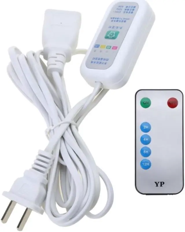 Main image of Universal US 60W Remote Extension Cable with 2-12 Hour Timing ON OFF Switch for Fan LED Light and more