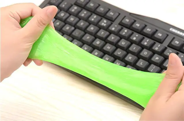 Alt view image 3 of 3 - Fast Magic Dust Cleaning Compound Clean Gel Super Soft Sticky Clean Slimy Gel Cleaner Wiper For Laptop Keyboard and car