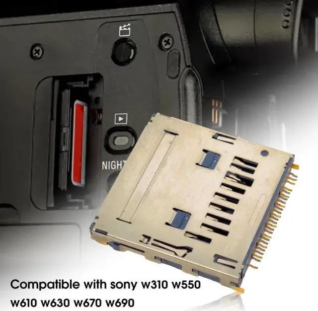 Alt view image 2 of 3 - Rust-proof Camera Accessories Digital Camera Memory SD-Card Slot Replacement  for Sony W310 W550 W610 W630 W670 W690