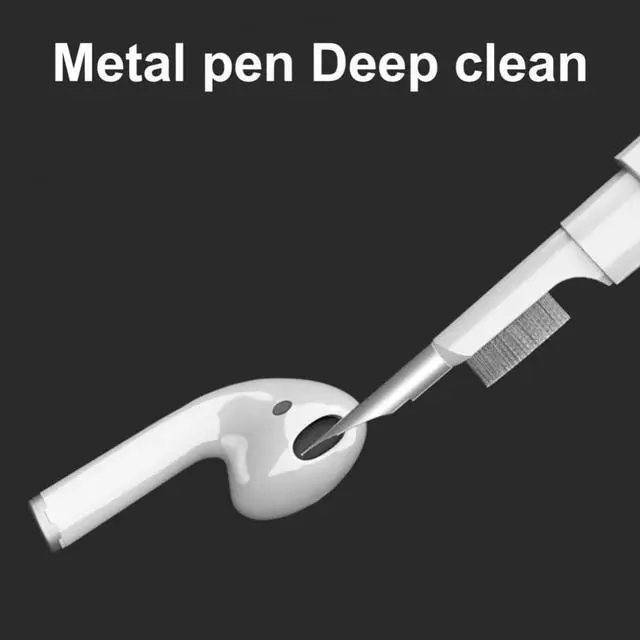 Alt view image 2 of 3 - Earbud Earphone Practical Long Lasting Headphones Case Cleaning Kit Metal Tip Earbuds Cleaner Easy to Clean Earphones Tool