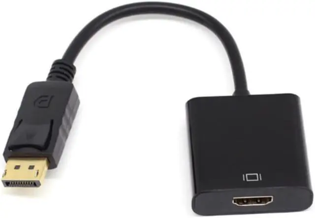 Alt view image 2 of 3 - DP Male To HDMI-compatible Female Adapter Converter Adapter Video Audio Connector Fit For Laptop PC HD TV Computer