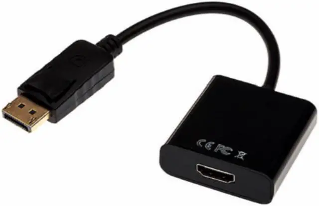 Alt view image 3 of 3 - DP Male To HDMI-compatible Female Adapter Converter Adapter Video Audio Connector Fit For Laptop PC HD TV Computer