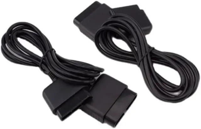 Alt view image 2 of 3 - 1.8m Controller Dance Pad Wheel Gun Extension Cable Cord for Sony PS1/PS2 Slim Line Playstation 1 2 Game Console