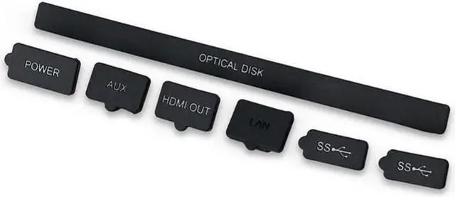 Alt view image 3 of 3 - For PS4 Slim DIY Dust Proof Prevent Cover Case Stopper Pack Dustproof Kit For SONY PlayStation 4 Slim PS4 Slim Gaming Console