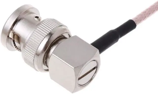 Alt view image 3 of 3 - for HD  Video Connector Cable RG179 BNC Male To BNC Right Angle Plug For BMCC