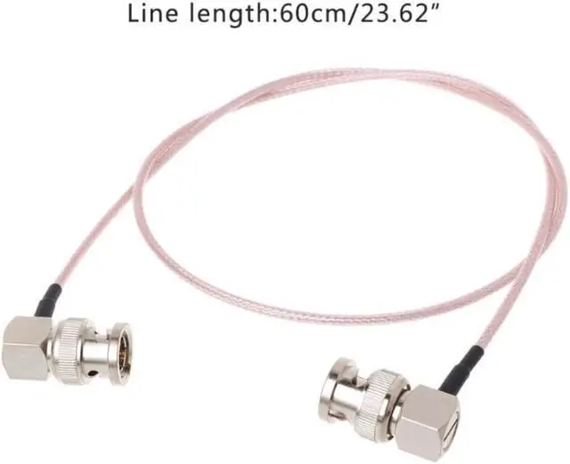 Alt view image 2 of 3 - for HD  Video Connector Cable RG179 BNC Male To BNC Right Angle Plug For BMCC