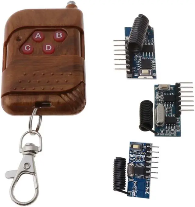 Alt view image 3 of 3 - 433Mhz Universal Wireless Remote Control 4 Channel with Board for Garage Door