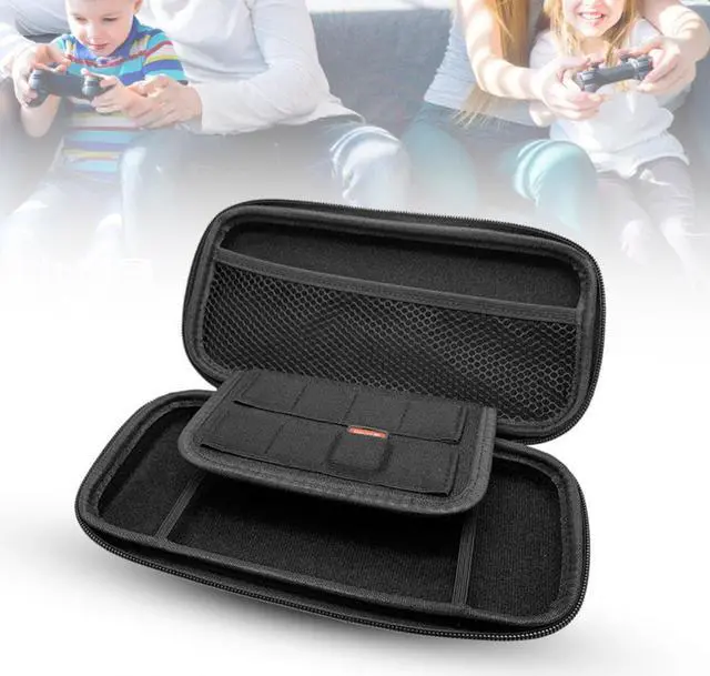 Alt view image 2 of 3 - Storage Case Large Space Fine Workmanship Black Nylon portable Game Console Bag for Nintendo Switch Lite Console