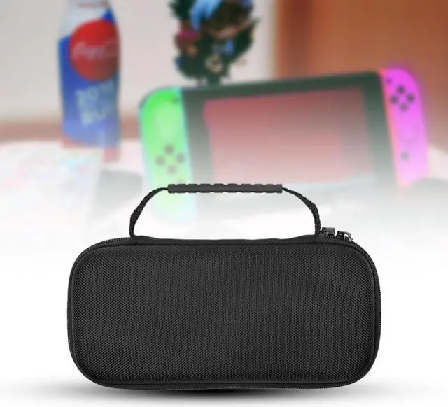 Alt view image 3 of 3 - Storage Case Large Space Fine Workmanship Black Nylon portable Game Console Bag for Nintendo Switch Lite Console
