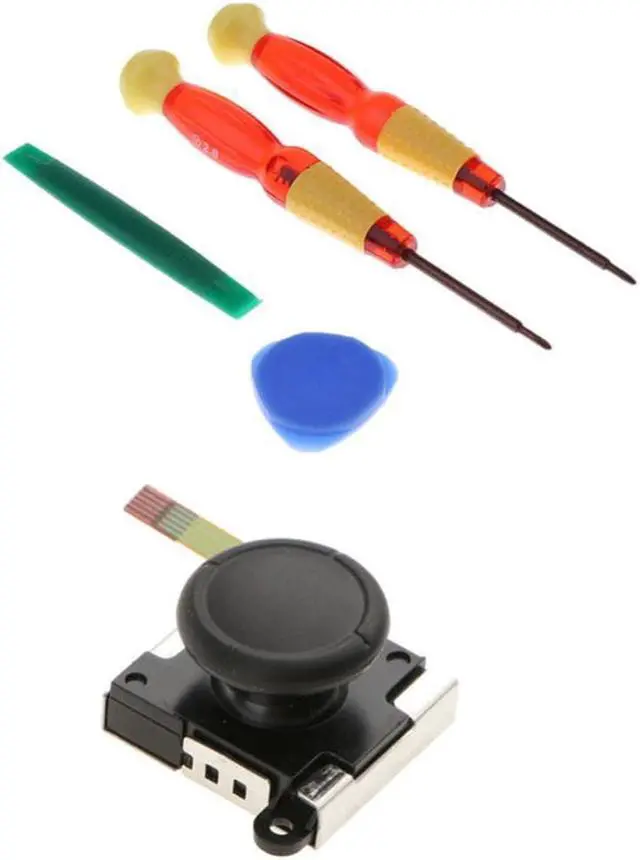 Main image of 5Pcs Analog Joystick Thumb Stick Screwdrivers Kits Analog Thumb Stick With Repair Kit For Nintendo Switch Joy-Con
