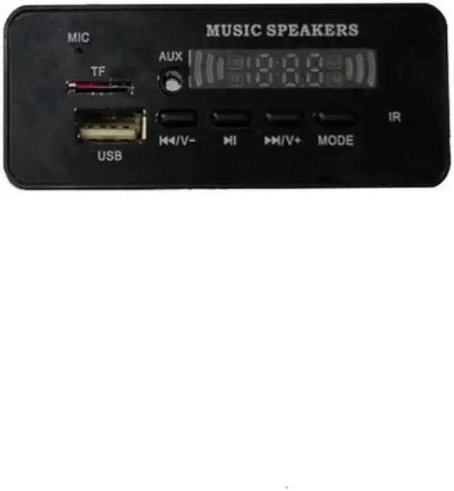 Alt view image 3 of 3 - Bluetooth 5.0 MP3 Decoder Decoding Board Module Wireless Car USB MP3 Player WMA WAV TF Card / USB / FM Remote Board Module