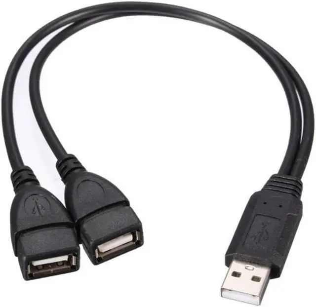 Alt view image 2 of 3 - 2 In 1 Usb2.0 Extension Cable Male To Female USB Data Cable Charging Cable for Hard Disk Network Card Connection