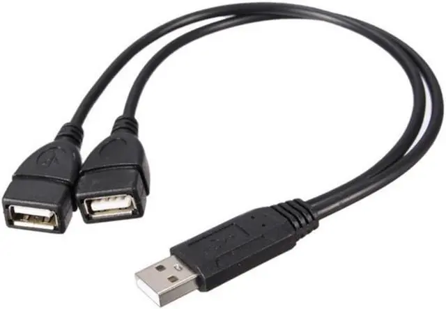 Alt view image 3 of 3 - 2 In 1 Usb2.0 Extension Cable Male To Female USB Data Cable Charging Cable for Hard Disk Network Card Connection
