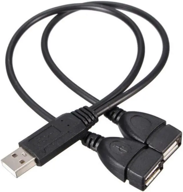 Main image of 2 In 1 Usb2.0 Extension Cable Male To Female USB Data Cable Charging Cable for Hard Disk Network Card Connection