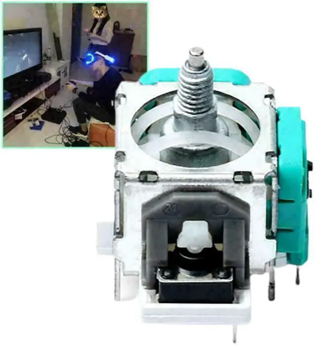 Alt view image 2 of 3 - Joystick Wear-resistant Scratch-proof Professional Metal Replacement Analog Joystick for Xbox One Controller