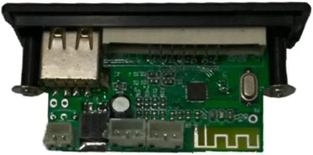 Alt view image 3 of 3 - Wireless Bluetooth 5.0 Radio 12V MP3 WMA Decoder Board MP3 Player Car Audio USB TF FM Module with Remote Control