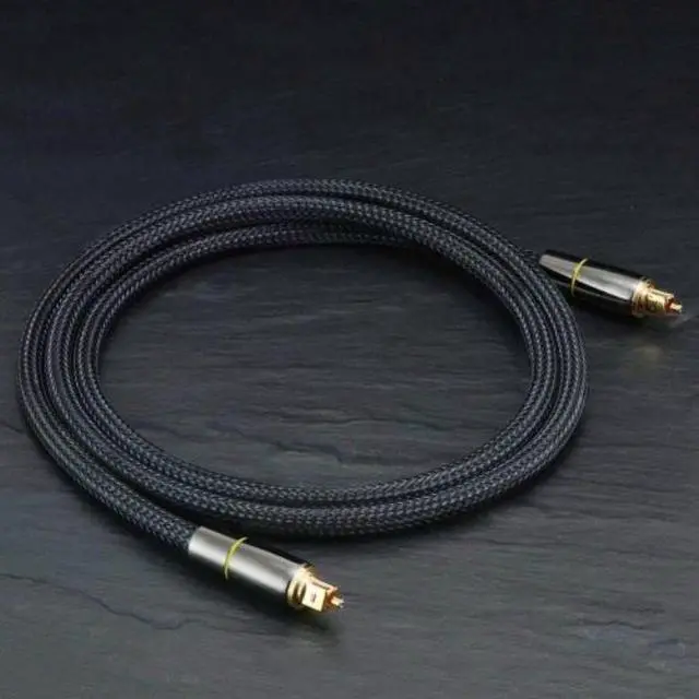 Main image of 1m HIFI 5.1 Digital SPDIF Fiber Toslink Optical Audio Cable For TV Box PS4 Speaker Wire Soundbar Amplifier Subwoofer