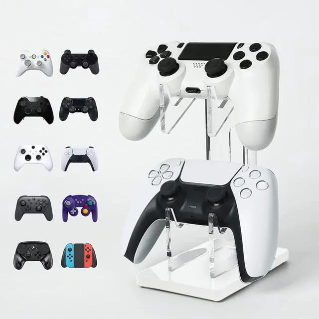 Alt view image 3 of 3 - Practical Controller Holder Fine Workmanship Excellent Stability Portable Universal Game Handle Bracket for PS5/4