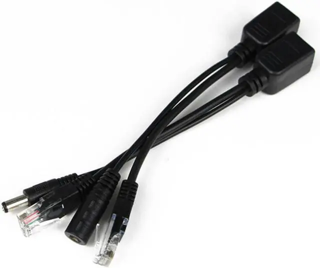 Alt view image 2 of 3 - Hot POE Cable Passive Power Over Ethernet Adapter Cable POE Splitter Injector Power Supply Module 12-48v For IP Camera