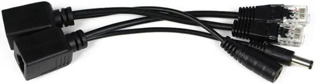Alt view image 3 of 3 - Hot POE Cable Passive Power Over Ethernet Adapter Cable POE Splitter Injector Power Supply Module 12-48v For IP Camera