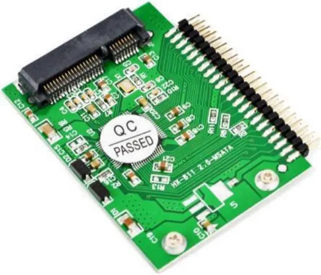 Alt view image 2 of 3 - For mSATA SSD To 44 Pin IDE Converter Adapter As 2.5 Inch IDE HDD For Laptop