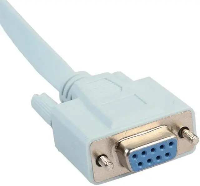Alt view image 2 of 3 - USB Console Cable RJ45 Cat5 Ethernet To Rs232 DB9 COM Port Serial Female Rollover Routers Network Adapter Cable Blue