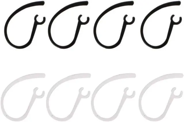 Main image of 4 Pairs/Set Replacement 7mm Earhook Earloop Clip For Bluetooth Headset Earphone