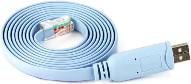 Main image of 1.8M USB To RJ45 For Cisco USB Console Cable CONSOLE Debug line A7H5 for Cisco H3C HP Arba 9306 huawei router rollover console
