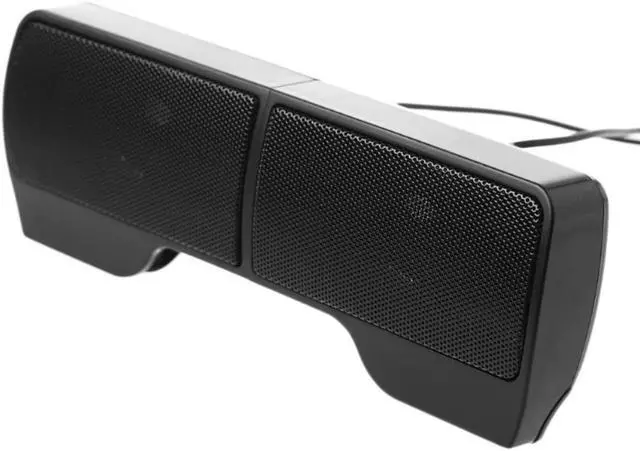 Alt view image 3 of 3 - 1 Pair Mini USB Powered Line Control Stereo Clip-On Speaker For Notebook Laptop